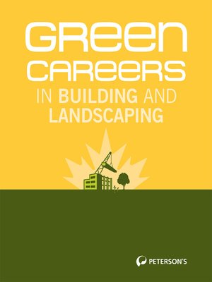 cover image of Green Careers in Building and Landscaping